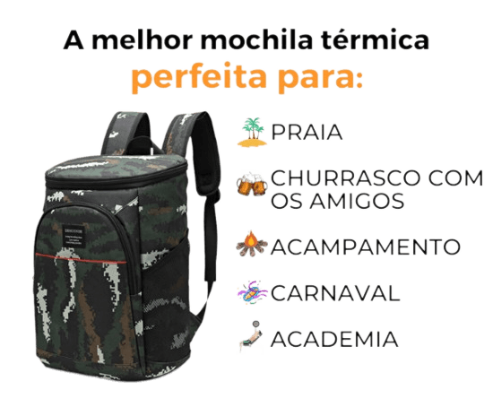 Mochila COOLER à Prova D'água 20L - Thermal Bag®   2