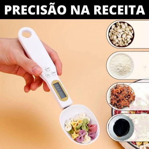 Colher De Medida Portátil Com Balança Digital Para Alimentos - CatPand