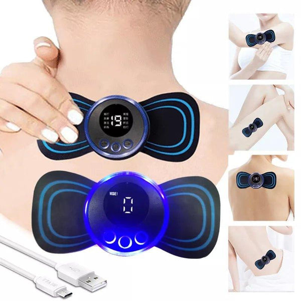 Massageador Estimulador Elétrico De Pescoço Para Alívio Da Dor Muscular - CatPand